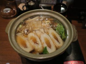 きりたんぽ鍋 酒楽亭うみひこ本店にて