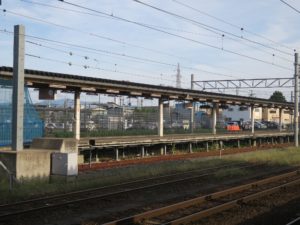 弘南鉄道 弘南線 弘前駅 ホーム 弘南鉄道で黒石方面に行く列車が発着します
