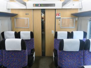 JR東日本 E751系 特急つがる 指定席 シート前面