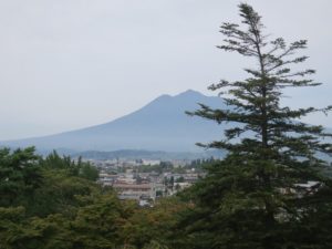 弘前城 天守閣からの景色 西側
