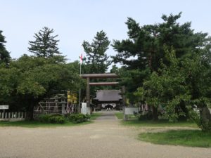 青森縣護国神社 境内 弘前城公園の中にあります