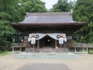 青森縣護国神社 本殿 弘前城公園の中にあります