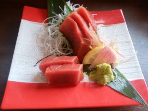 本マグロお造り盛り合わせ つくば温泉 喜楽里別邸にて