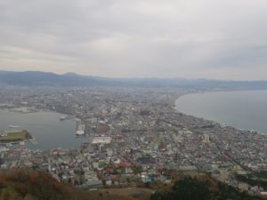 函館山 展望台からみた函館市内