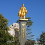 JR高山本線 岐阜駅 中央北口の広場の織田信長公像