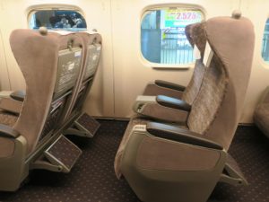 東海道新幹線 N700系 のぞみ ひかり こだま グリーン車 シート側面