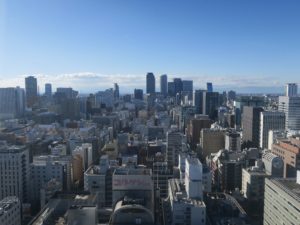 名古屋テレビ塔 展望台から見える景色 西側