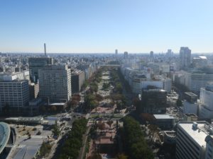 名古屋テレビ塔 展望台から見える景色 南西側