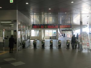 名鉄名古屋本線 名鉄岐阜駅 名古屋本線の駅舎 中央改札口