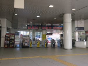 名鉄各務原線 名鉄岐阜駅 各務原線の駅舎 改札口