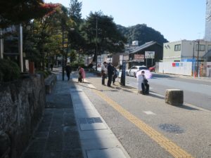 岐阜バス 岐阜公園歴史博物館前 岐阜駅方面 バス停留所