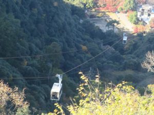 岐阜 金華山ロープウェー ゴンドラ 展望レストランから撮影