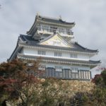 岐阜城 天守閣 金華山山頂から撮影