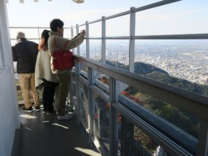 岐阜城 最上階は外に出られます