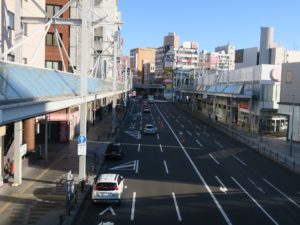 岐阜市 長良橋通り かつてここは名鉄岐阜市内線が走っていました