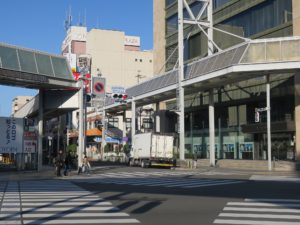 岐阜市 長良橋通り 名鉄岐阜駅前交差点