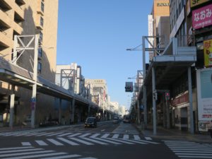 岐阜市 長良橋通り 名鉄岐阜駅前 かつてここに岐阜市内線が走っていました