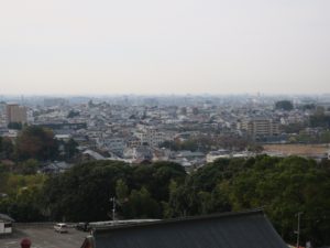 犬山成田山 大本山成田山名古屋別院大聖寺 本堂からの景色 犬山市街地