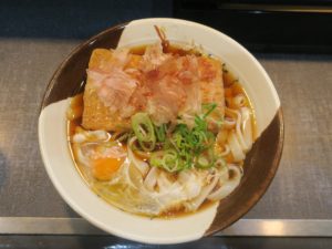きつねきしめん 名古屋駅 きしめん 住よしにて