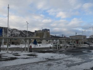 JR宗谷本線 稚内駅 駅前ロータリー タクシー乗り場