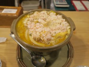 タチの柳川 郷土料理 花楽にて