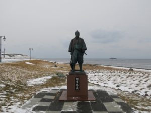 宗谷岬 間宮林蔵の立像