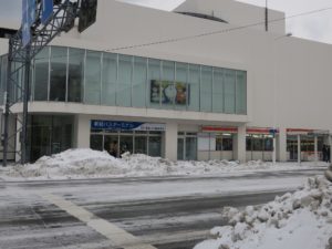 宗谷バス 稚内駅前バスターミナル 切符売り場と待合室は稚内駅の中にあります