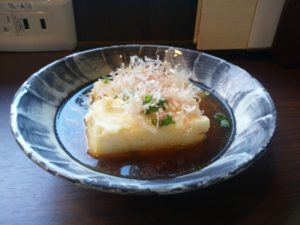 揚げ出し豆腐 つくば温泉 喜楽里 別邸にて