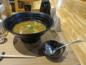 カレーのおうどん 新宿天然温泉 テルマー湯にて