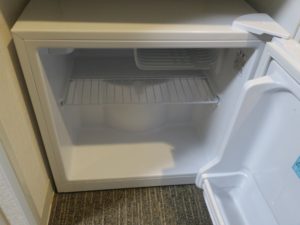 ホテルドーミーイン稚内 ダブルルーム 冷蔵庫の中身
