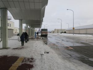 稚内空港 バス乗り場