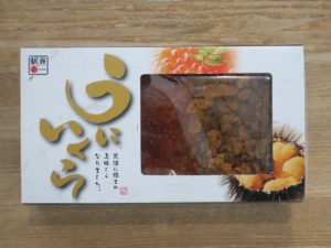 稚内駅 うにいくら弁当 外箱