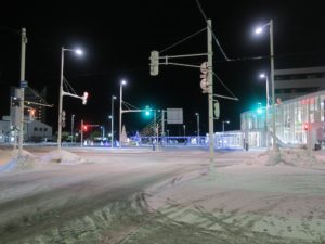 北海道稚内市 稚内駅前交差点