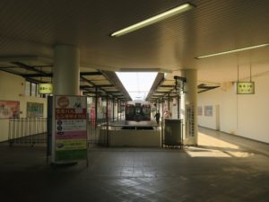 福島交通飯坂線 飯坂温泉駅 ホーム
