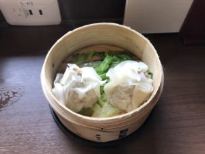 シュウマイ つくば温泉 喜楽里 別邸にて