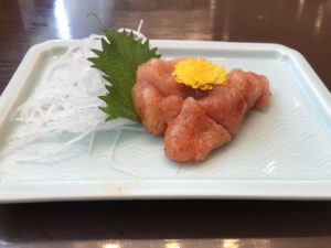 明太子 横浜天然温泉 SPA EASにて