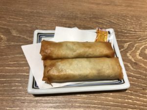 春巻き 天然温泉 平和島にて