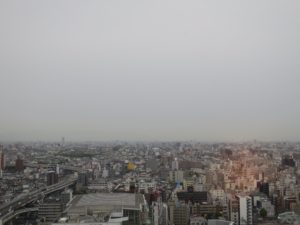 通天閣 展望台 南側を撮影