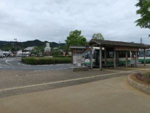 近鉄吉野線 飛鳥駅 駅前ロータリー