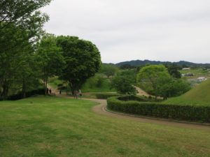 高松塚古墳 古墳周辺を撮影
