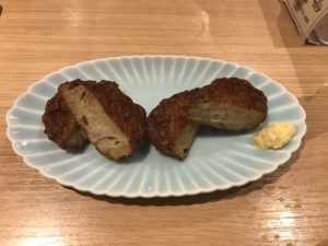 さつま揚げ 新宿天然温泉 テルマー湯にて