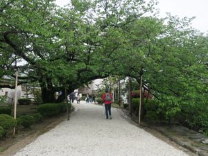 和歌山城 天守閣への入り口を入ったところ