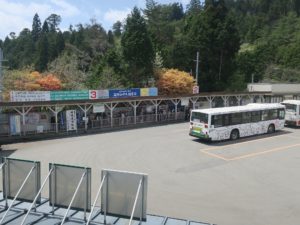 南海鋼索線 高野山ケーブル 高野山駅 バス乗り場