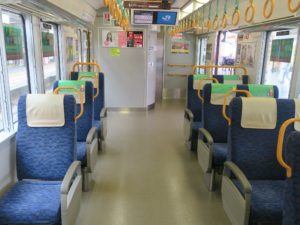 JR阪和線 紀州路快速 225系 車内 和歌山駅にて撮影