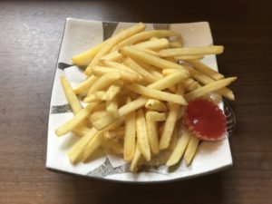 ポテトフライ つくば温泉 喜楽里 別邸にて