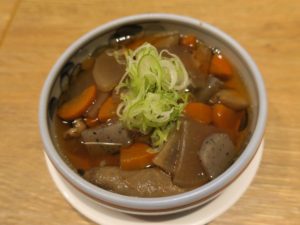 牛すじ煮込み 天然温泉平和島にて