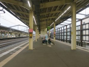 JR上越新幹線 熊谷駅 11番線・12番線 大宮・上野・東京方面行きの列車が発着します