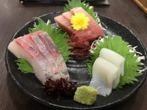 お刺身盛り合わせ ザ・グランドスパ南大門にて