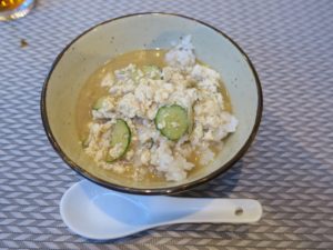 ホテルスカイタワー宮崎駅前 朝食に冷や汁も出てきます