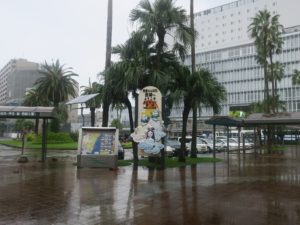 JR宮崎空港線 宮崎駅 西口ロータリー
